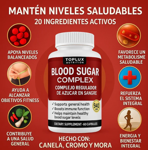 Blood Sugar Complex - 20 Vitaminas y Minerales Ttt